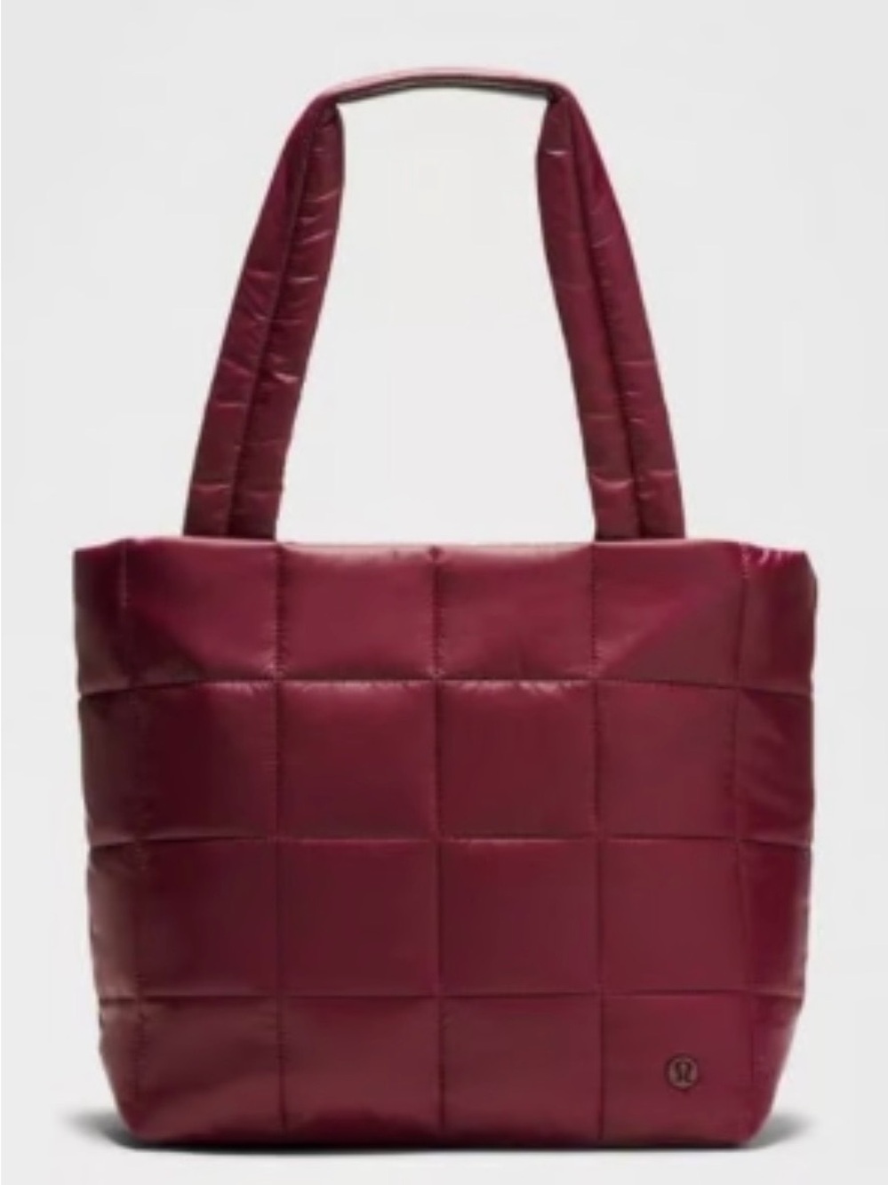 NWT Lululemon Quilted Grid Tote Bag (12L) deep lux